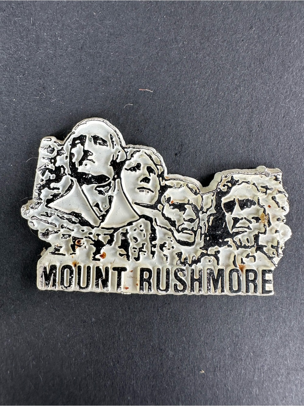 Vintage Mount Rushmore Rubber Fridge Magnet